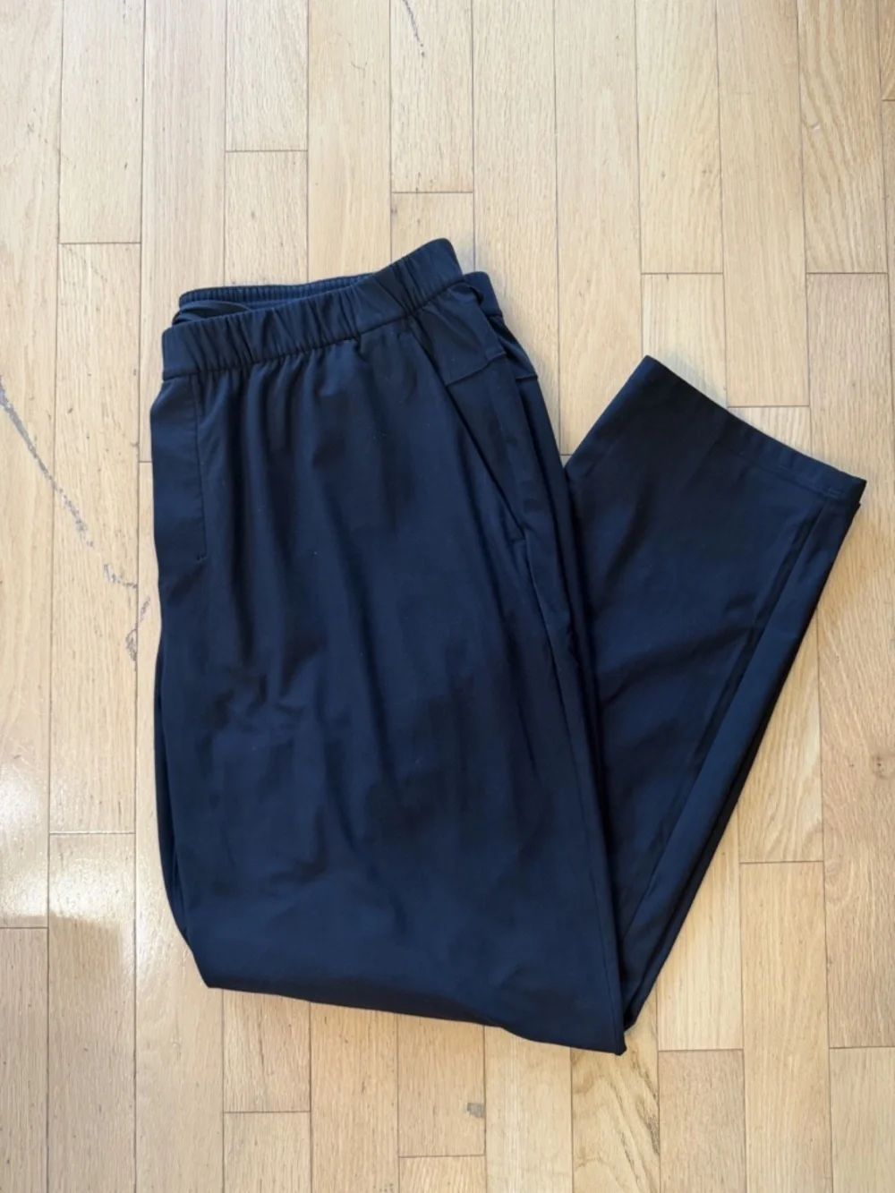 Lululemon ABC Pull-On Pant 32L- Mens Size XXL- Obsidian Black Tapered EUC